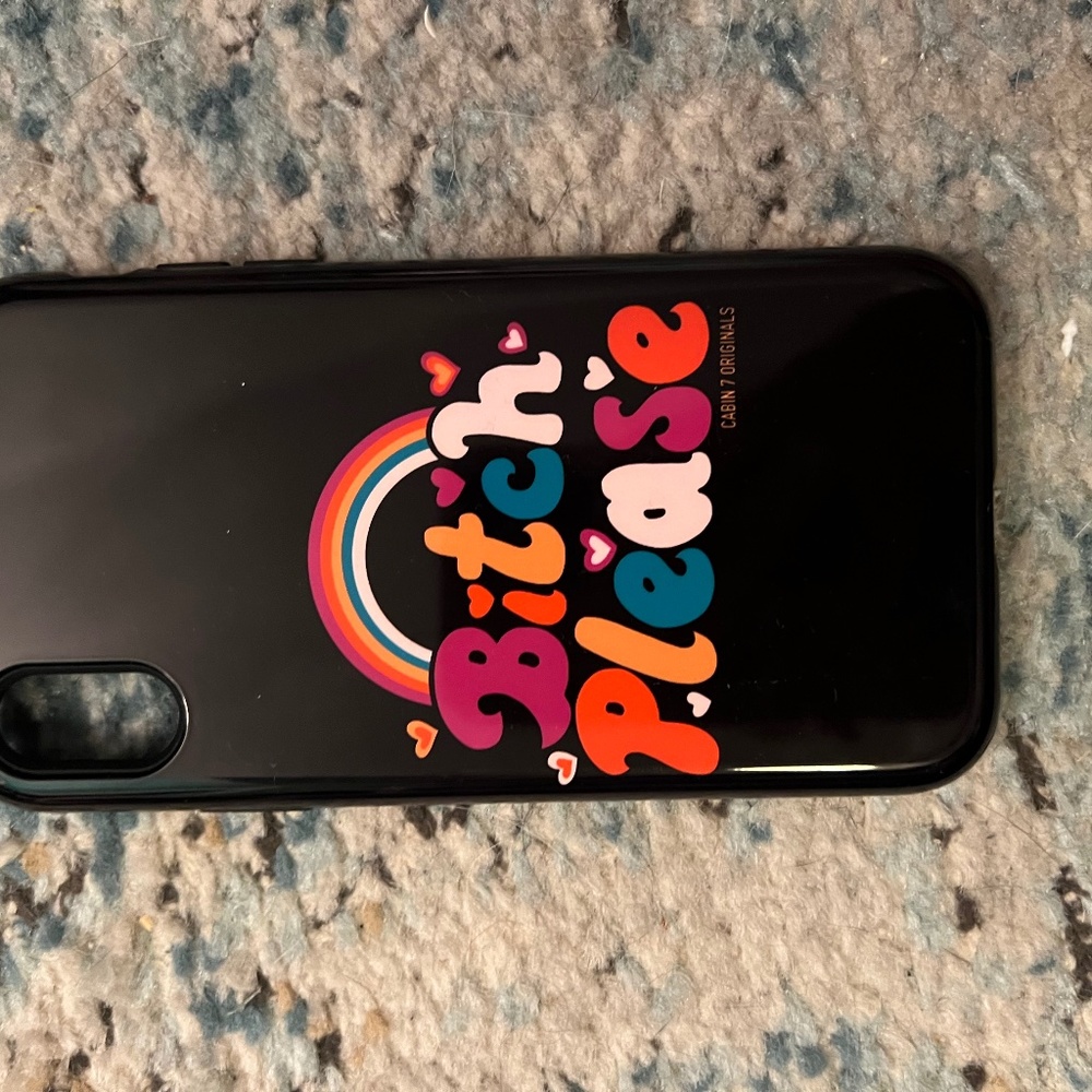 Cabin 7 Black B**** Please IPhone XR Case